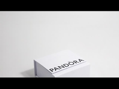 一段階の形成 白い折りたたみ磁気ギフトボックス