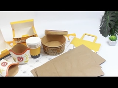 カスタムバーガー フライドチキンとチップス 持ち帰り紙箱 食品包装